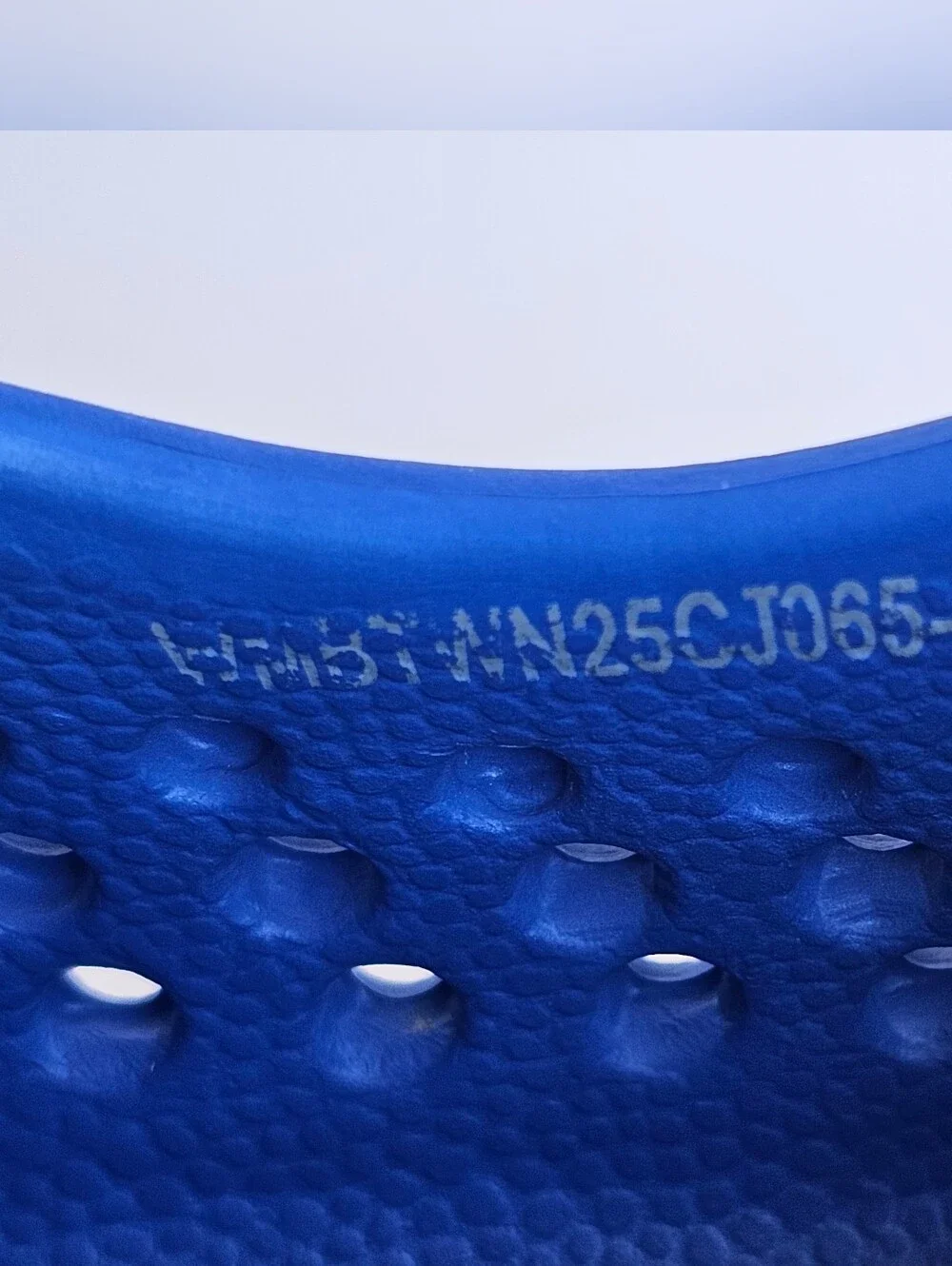 Wonder Nation Blue & White Rubber Water Shoes Slip On Clogs Size 9-10